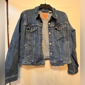 Levi's Vintage Women's Classic Blue Jean Trucker Jacket Size XL